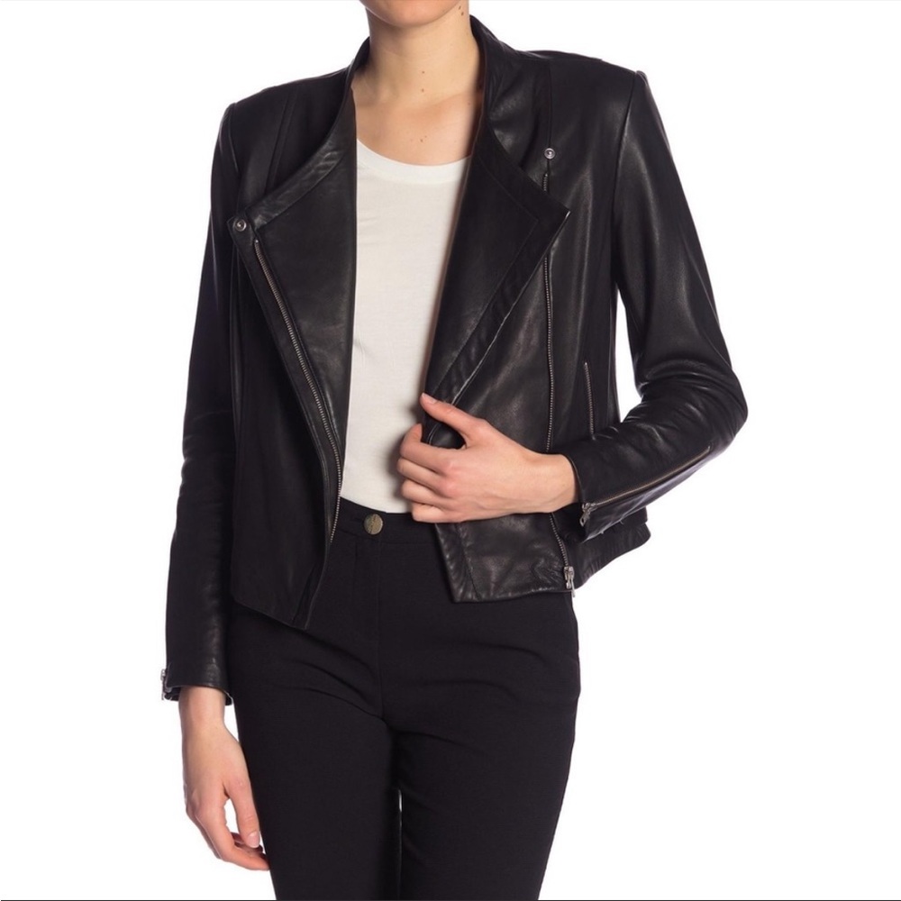 NWT Theory phelan Leather Moto Jacket